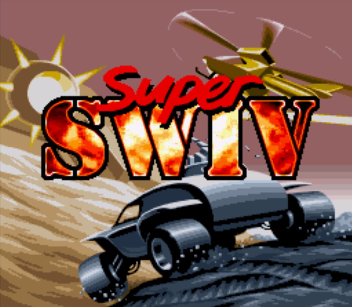 Super SWIV Title Screen